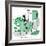 Hazel Cartoon-Ted Key-Framed Giclee Print