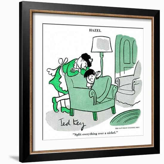 Hazel Cartoon-Ted Key-Framed Giclee Print