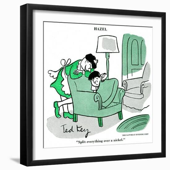 Hazel Cartoon-Ted Key-Framed Giclee Print