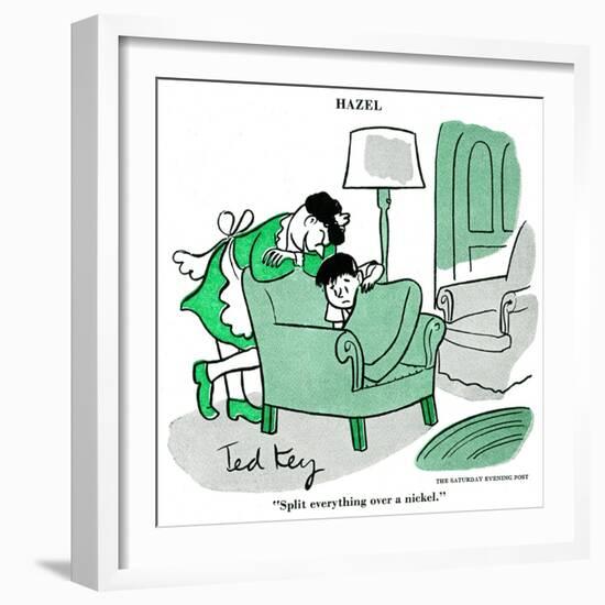 Hazel Cartoon-Ted Key-Framed Giclee Print