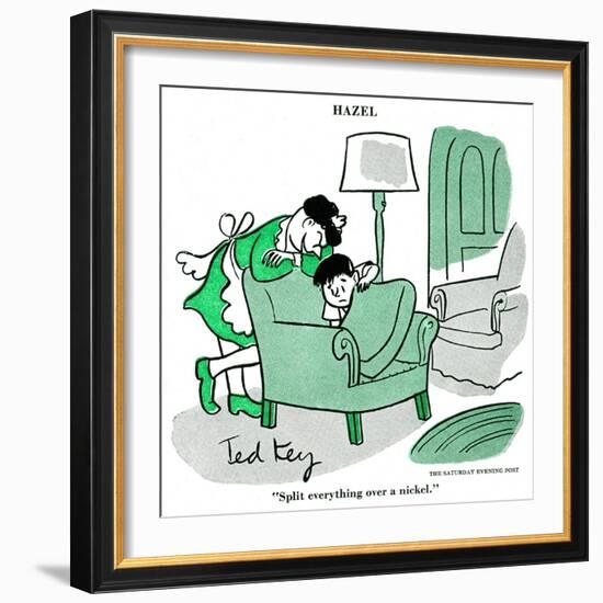 Hazel Cartoon-Ted Key-Framed Giclee Print