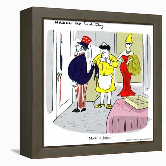 Hazel Cartoon-Ted Key-Framed Premier Image Canvas