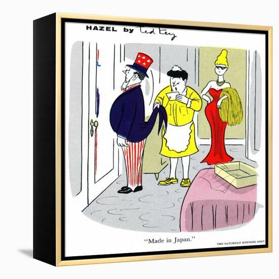 Hazel Cartoon-Ted Key-Framed Premier Image Canvas