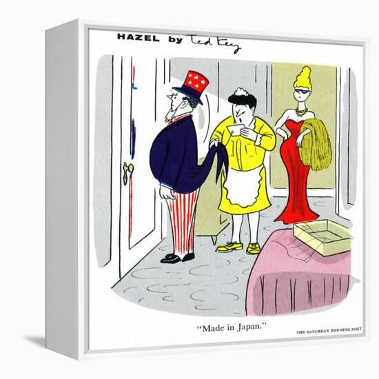 Hazel Cartoon-Ted Key-Framed Premier Image Canvas