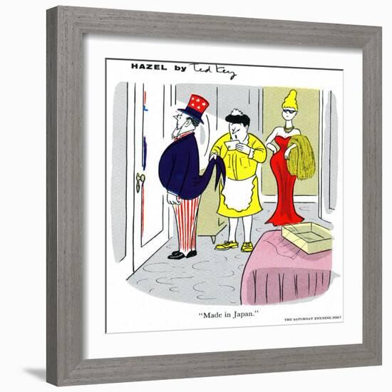 Hazel Cartoon-Ted Key-Framed Giclee Print