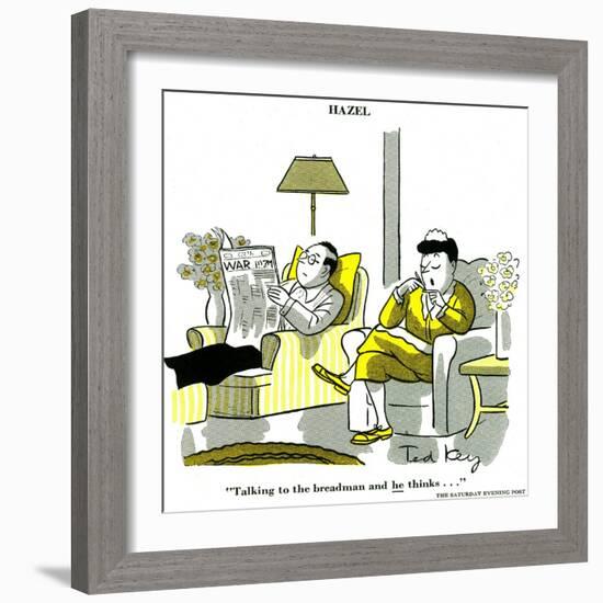 Hazel Cartoon-Ted Key-Framed Giclee Print