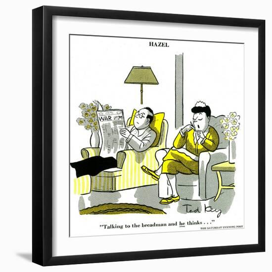 Hazel Cartoon-Ted Key-Framed Giclee Print