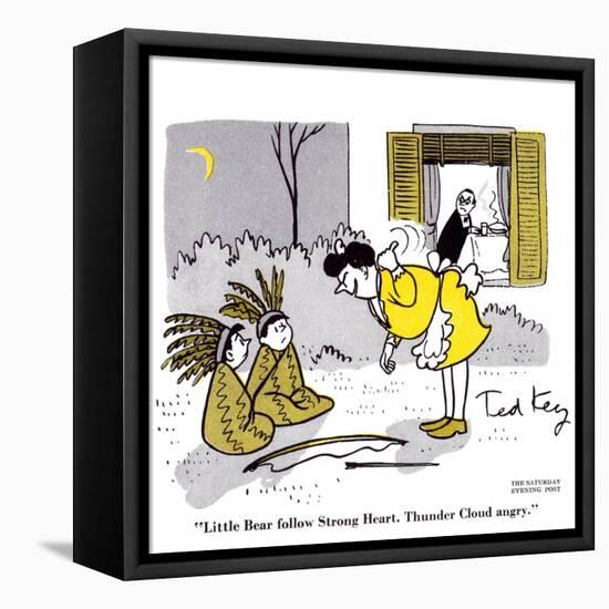 Hazel Cartoon-Ted Key-Framed Premier Image Canvas