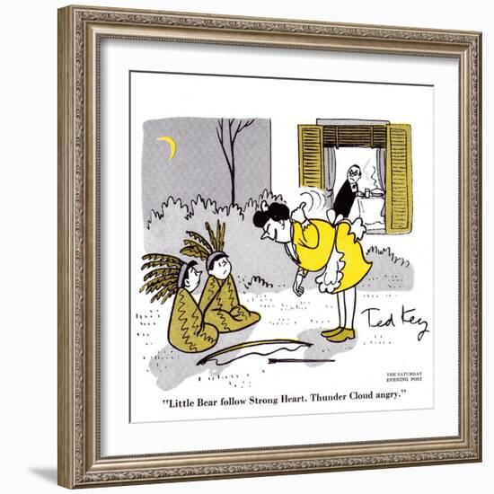 Hazel Cartoon-Ted Key-Framed Giclee Print