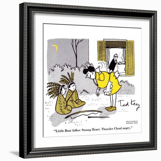 Hazel Cartoon-Ted Key-Framed Giclee Print