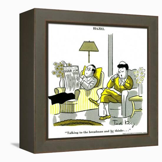 Hazel Cartoon-Ted Key-Framed Premier Image Canvas