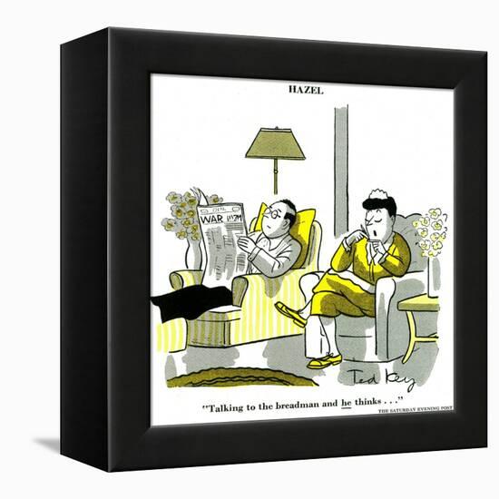 Hazel Cartoon-Ted Key-Framed Premier Image Canvas