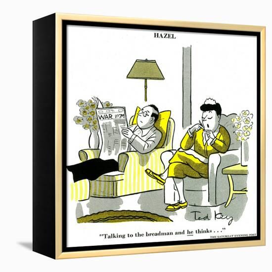 Hazel Cartoon-Ted Key-Framed Premier Image Canvas