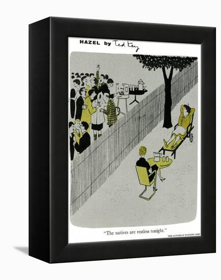 Hazel Cartoon-Ted Key-Framed Premier Image Canvas