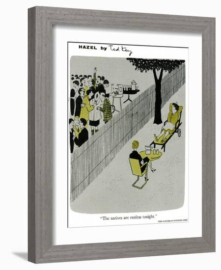 Hazel Cartoon-Ted Key-Framed Giclee Print