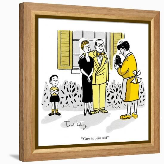 Hazel Cartoon-Ted Key-Framed Premier Image Canvas