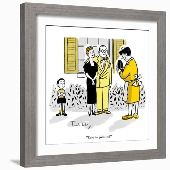 Hazel Cartoon-Ted Key-Framed Giclee Print