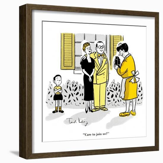 Hazel Cartoon-Ted Key-Framed Giclee Print