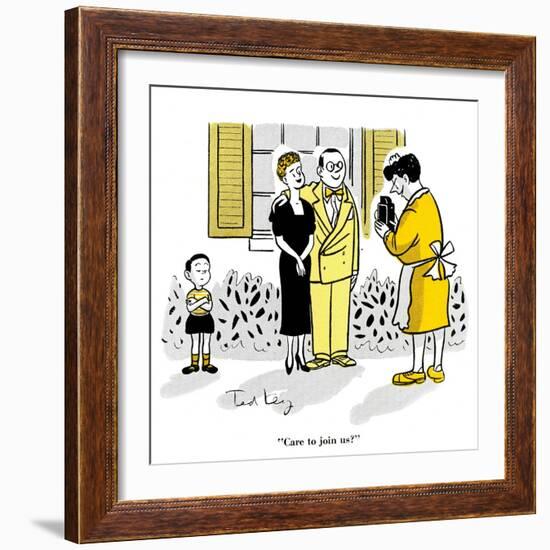 Hazel Cartoon-Ted Key-Framed Giclee Print