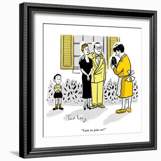 Hazel Cartoon-Ted Key-Framed Giclee Print