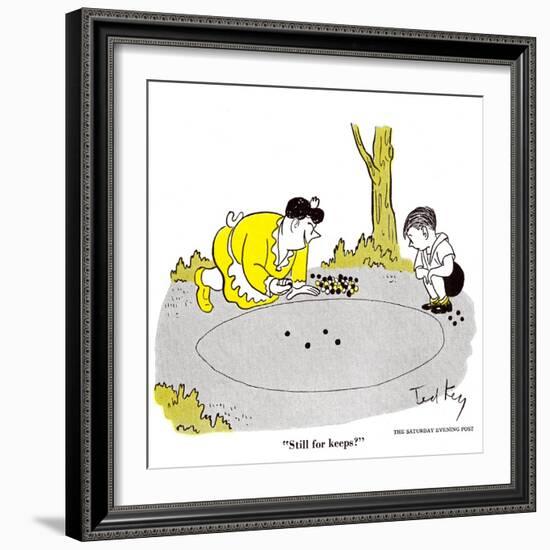 Hazel Cartoon-Ted Key-Framed Giclee Print