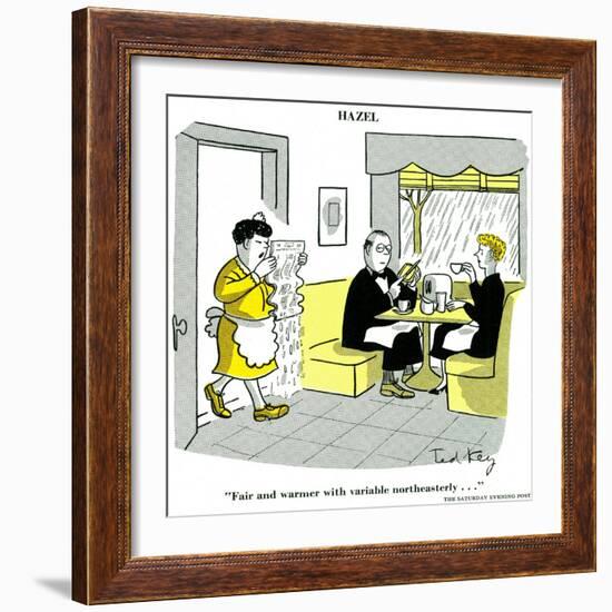 Hazel Cartoon-Ted Key-Framed Giclee Print