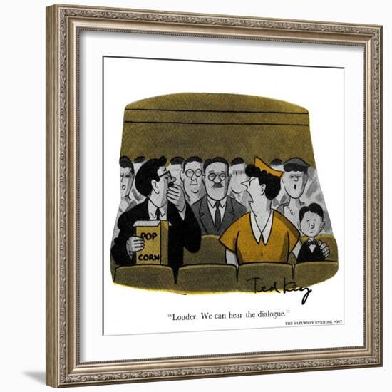 Hazel Cartoon-Ted Key-Framed Giclee Print