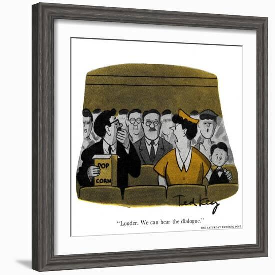 Hazel Cartoon-Ted Key-Framed Giclee Print