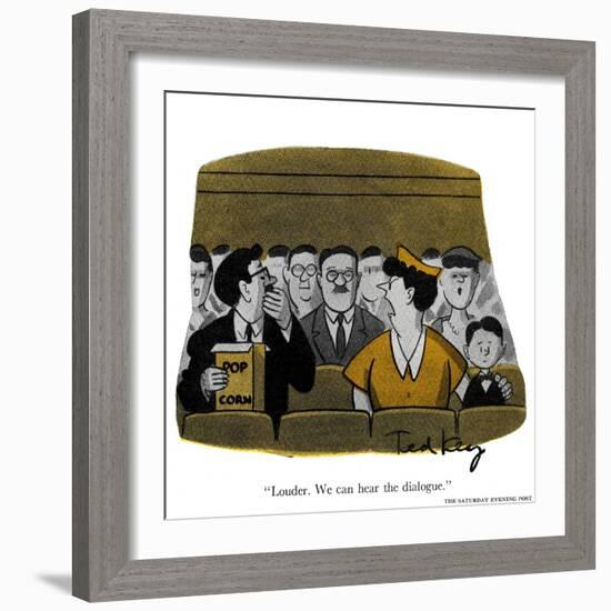 Hazel Cartoon-Ted Key-Framed Giclee Print