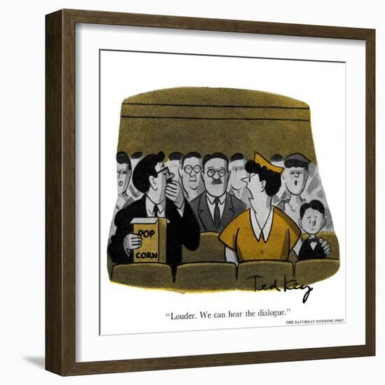 Hazel Cartoon-Ted Key-Framed Giclee Print