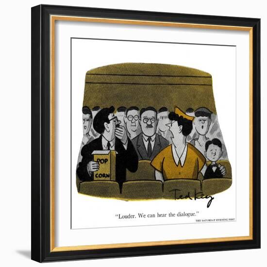 Hazel Cartoon-Ted Key-Framed Giclee Print