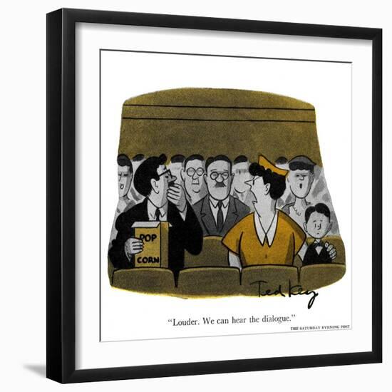 Hazel Cartoon-Ted Key-Framed Premium Giclee Print