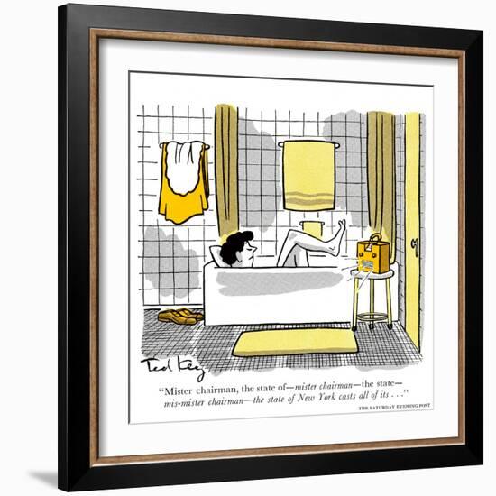 Hazel Cartoon-Ted Key-Framed Giclee Print