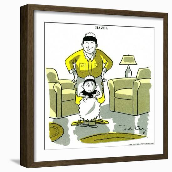 Hazel Cartoon-Ted Key-Framed Giclee Print