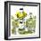 Hazel Cartoon-Ted Key-Framed Giclee Print