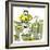 Hazel Cartoon-Ted Key-Framed Giclee Print