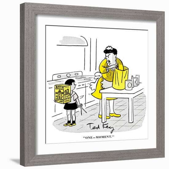 Hazel Cartoon-Ted Key-Framed Premium Giclee Print