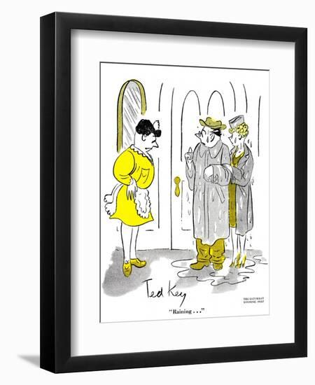 Hazel Cartoon-Ted Key-Framed Giclee Print