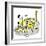 Hazel Cartoon-Ted Key-Framed Giclee Print