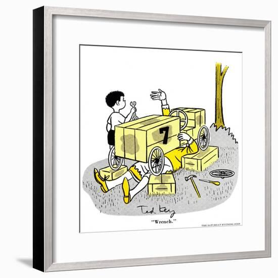 Hazel Cartoon-Ted Key-Framed Giclee Print