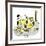 Hazel Cartoon-Ted Key-Framed Giclee Print