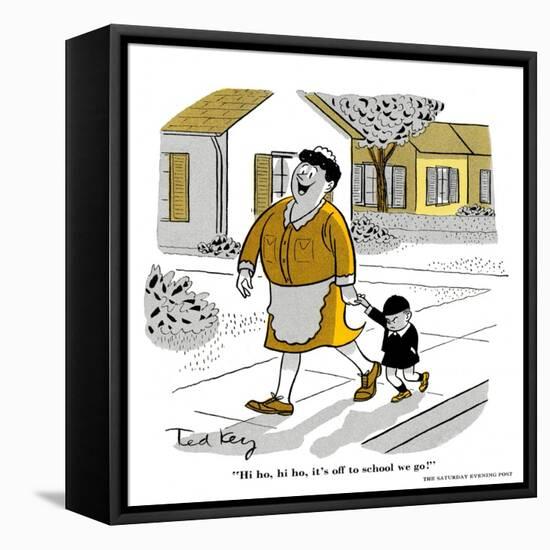 Hazel Cartoon-Ted Key-Framed Premier Image Canvas