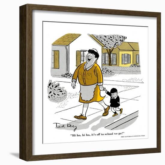 Hazel Cartoon-Ted Key-Framed Giclee Print