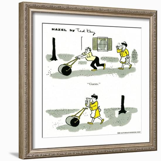 Hazel Cartoon-Ted Key-Framed Giclee Print