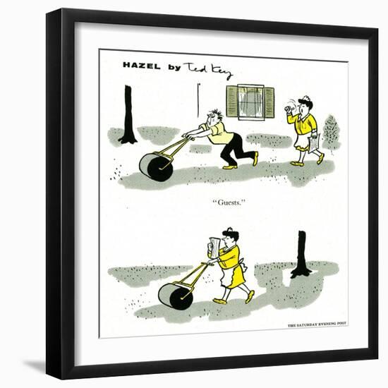 Hazel Cartoon-Ted Key-Framed Giclee Print