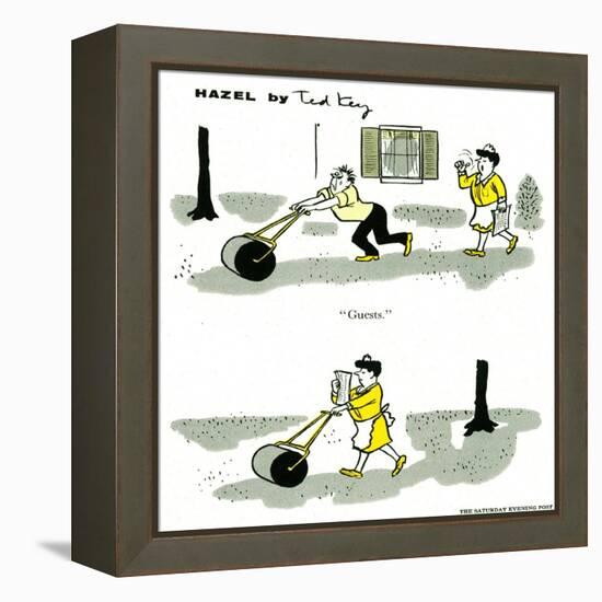 Hazel Cartoon-Ted Key-Framed Premier Image Canvas