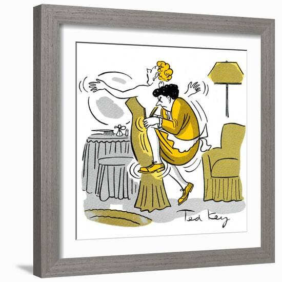 Hazel Cartoon-Ted Key-Framed Giclee Print