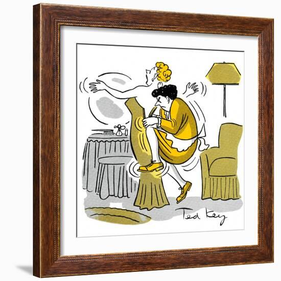 Hazel Cartoon-Ted Key-Framed Giclee Print