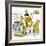 Hazel Cartoon-Ted Key-Framed Giclee Print