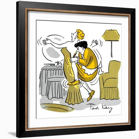 Hazel Cartoon-Ted Key-Framed Giclee Print